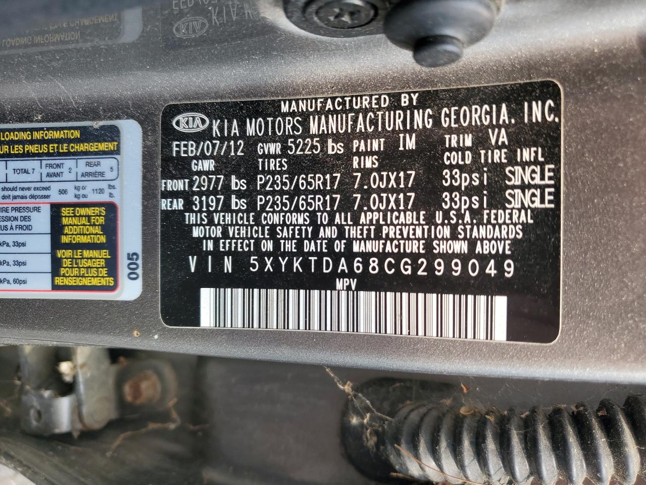 Kia Sorento Base Image 9