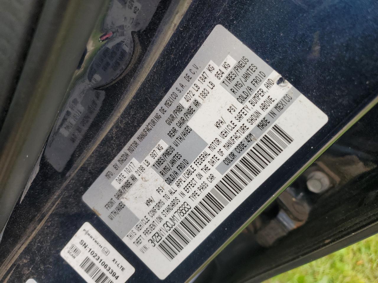 Mazd 3 Touring Image 7