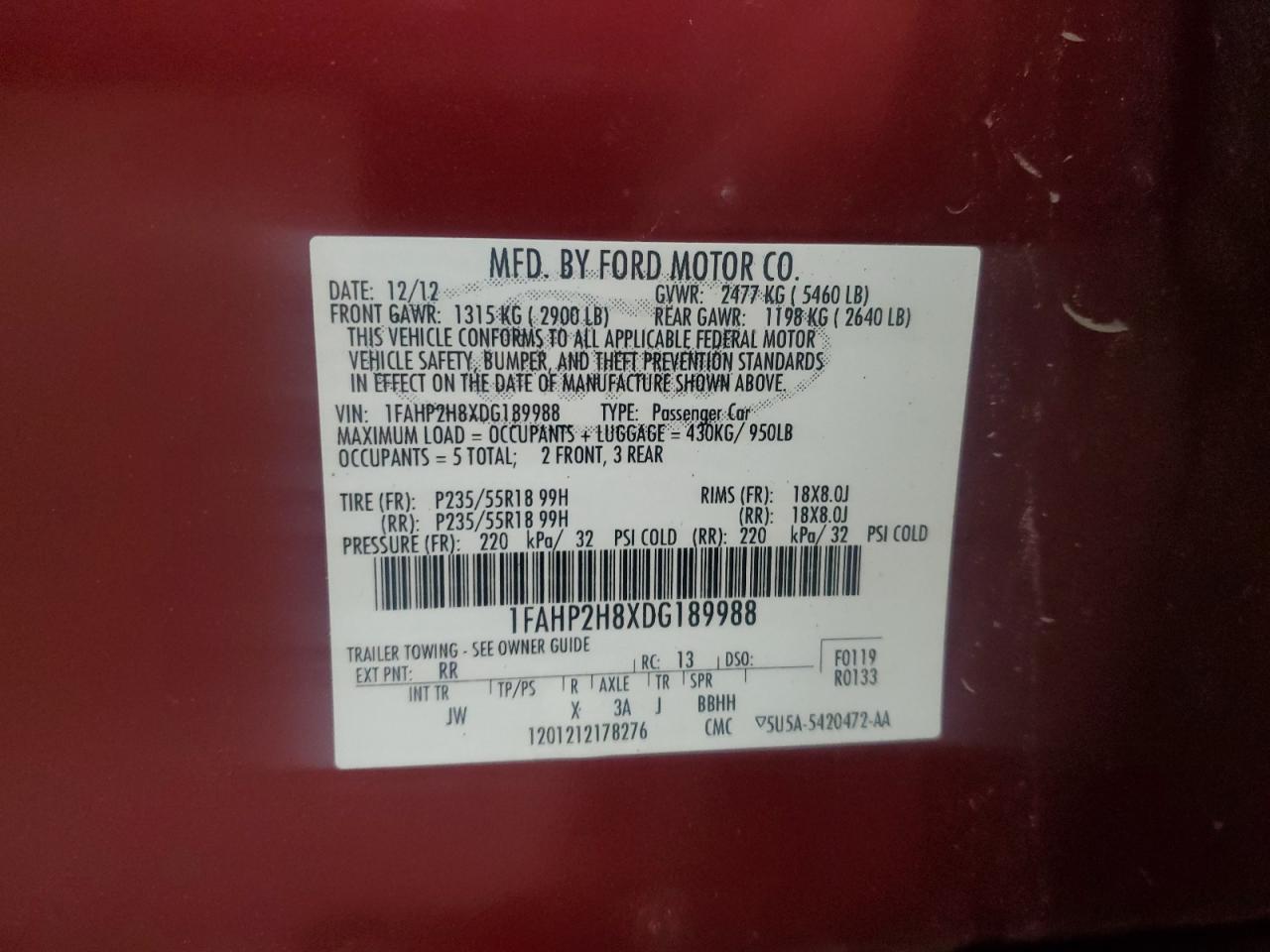 Ford Taurus Sel Image 10