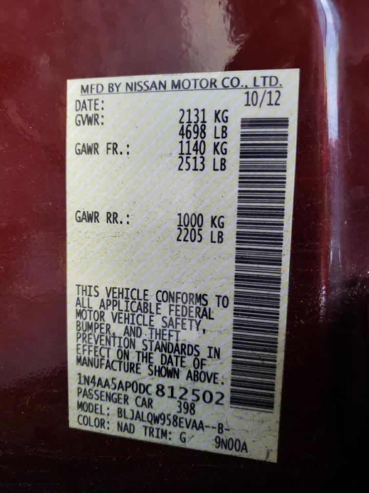 Nissan Maxima S Image 8