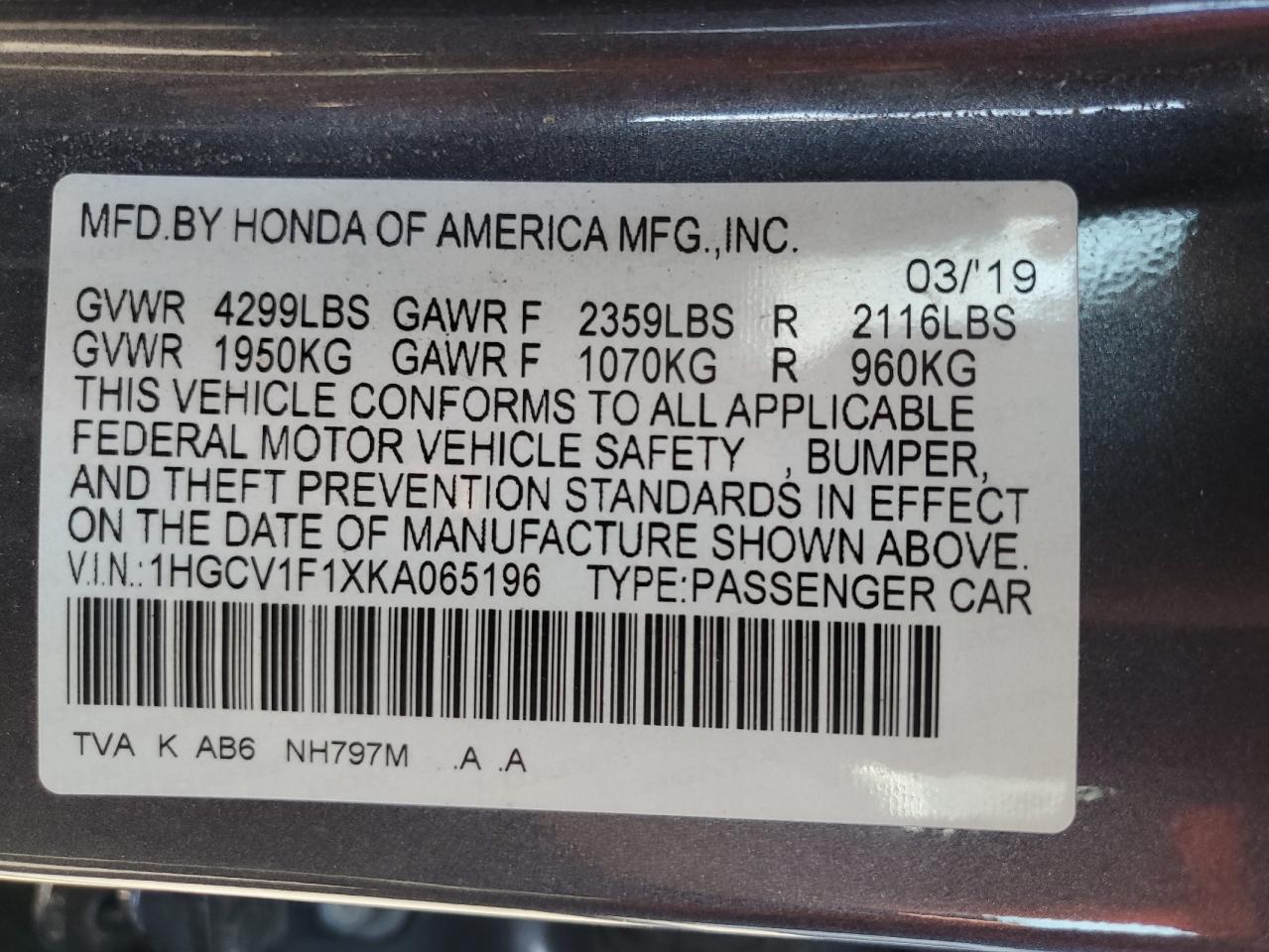 Hond Accord Lx Image 8