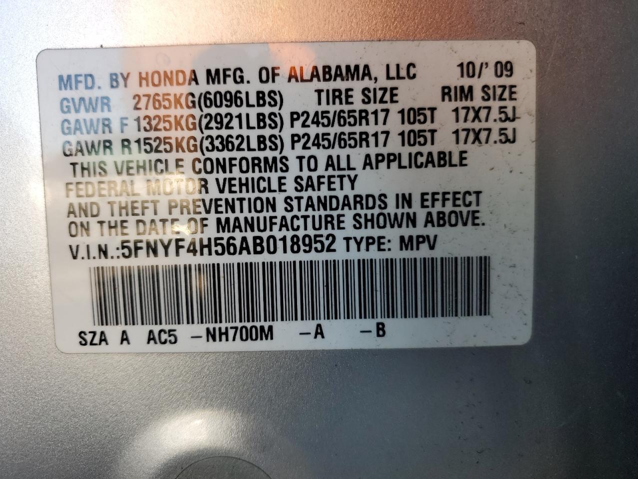 Hond Pilot Exl Image 8