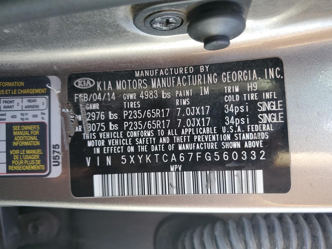 Kia Sorento Lx Image 13