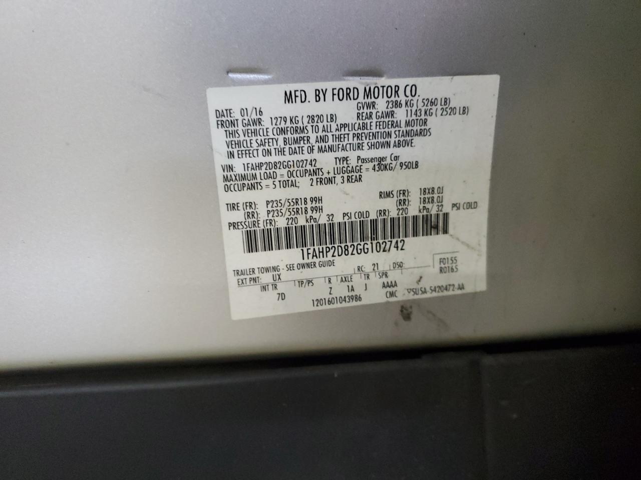 Ford Taurus Se Image 10