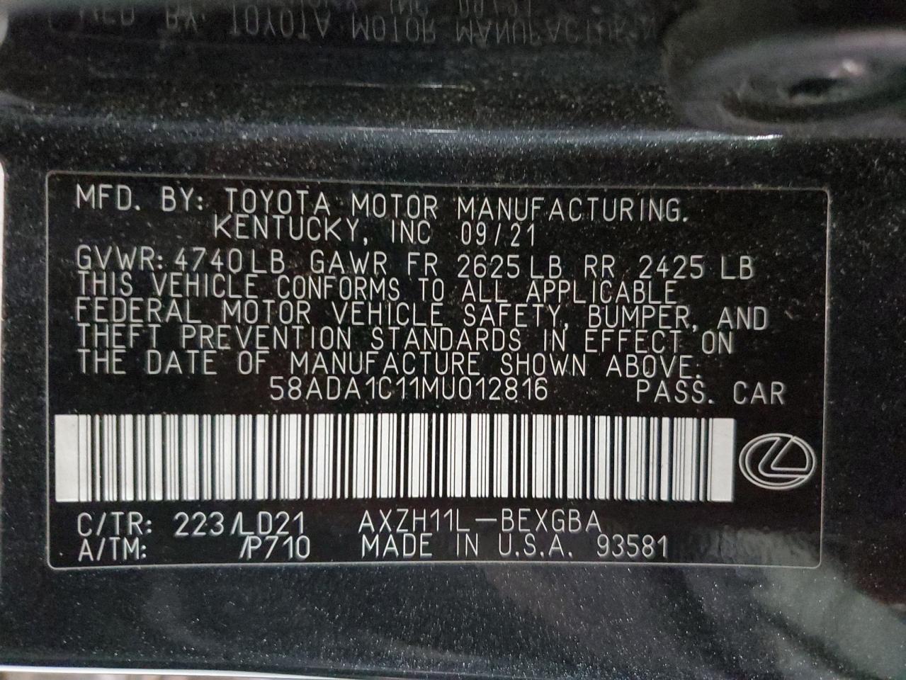 Lexus Es 300h Image 12