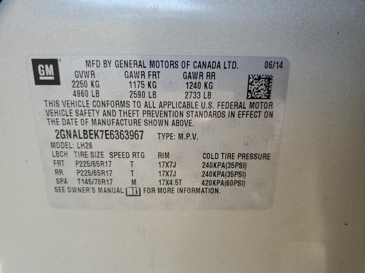 Chev Equinox Lt Image 9