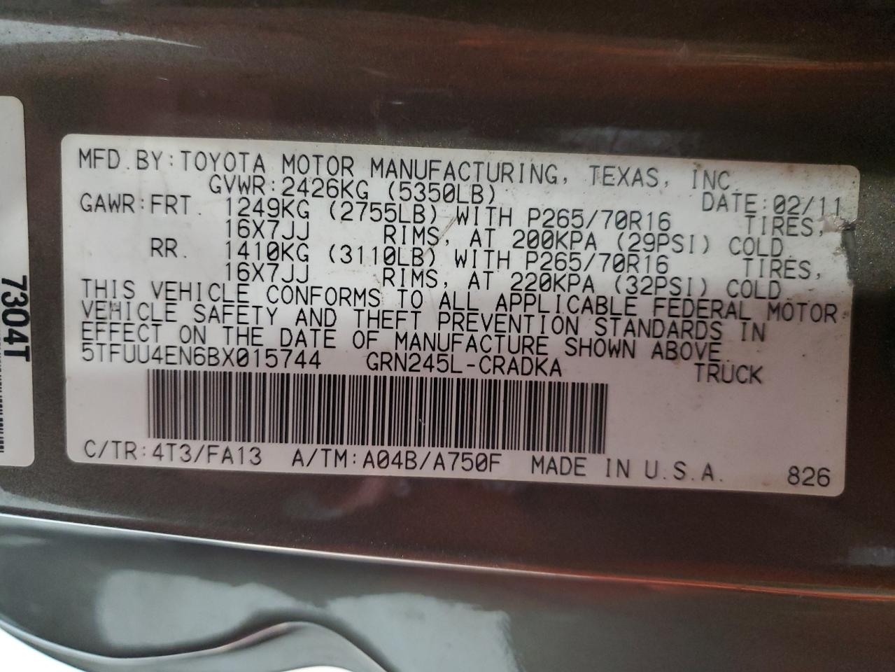 Toyota Tacoma Access Cab Image 12