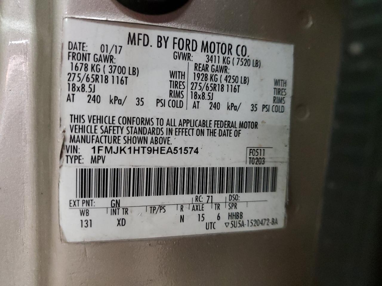 Ford Expedition El Xlt Image 12