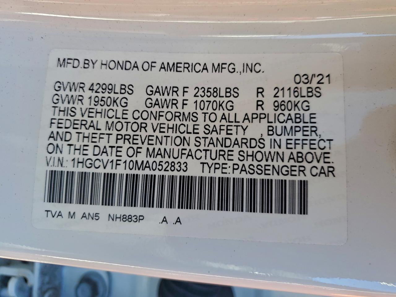 Honda Accord Lx Image 8