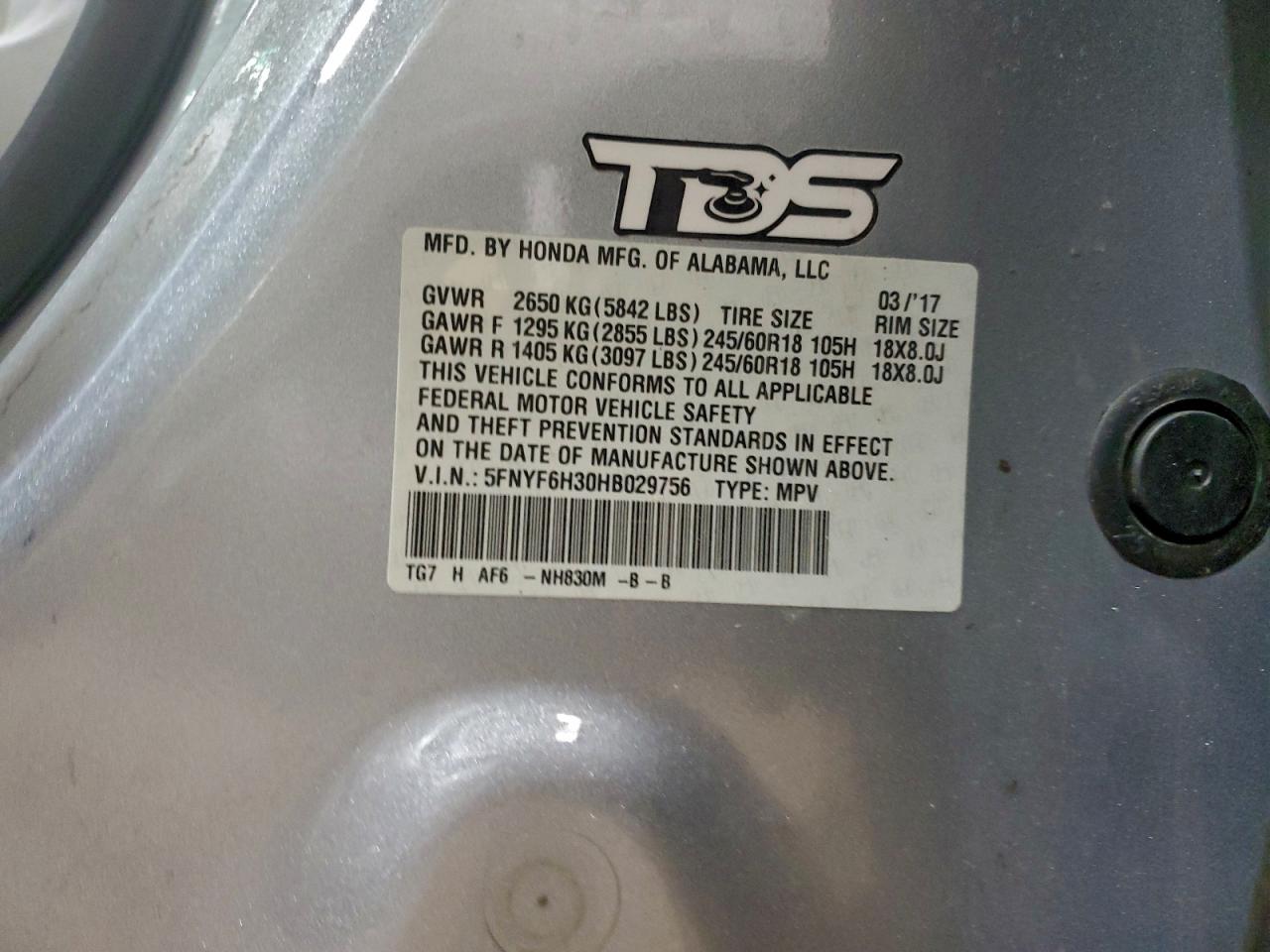 Honda Pilot Ex Image 8