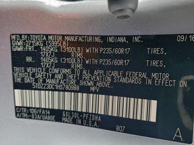 Toyota Sienna Image 8