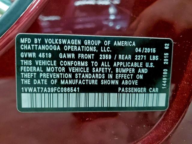 Volkswagen Passat S Image 7