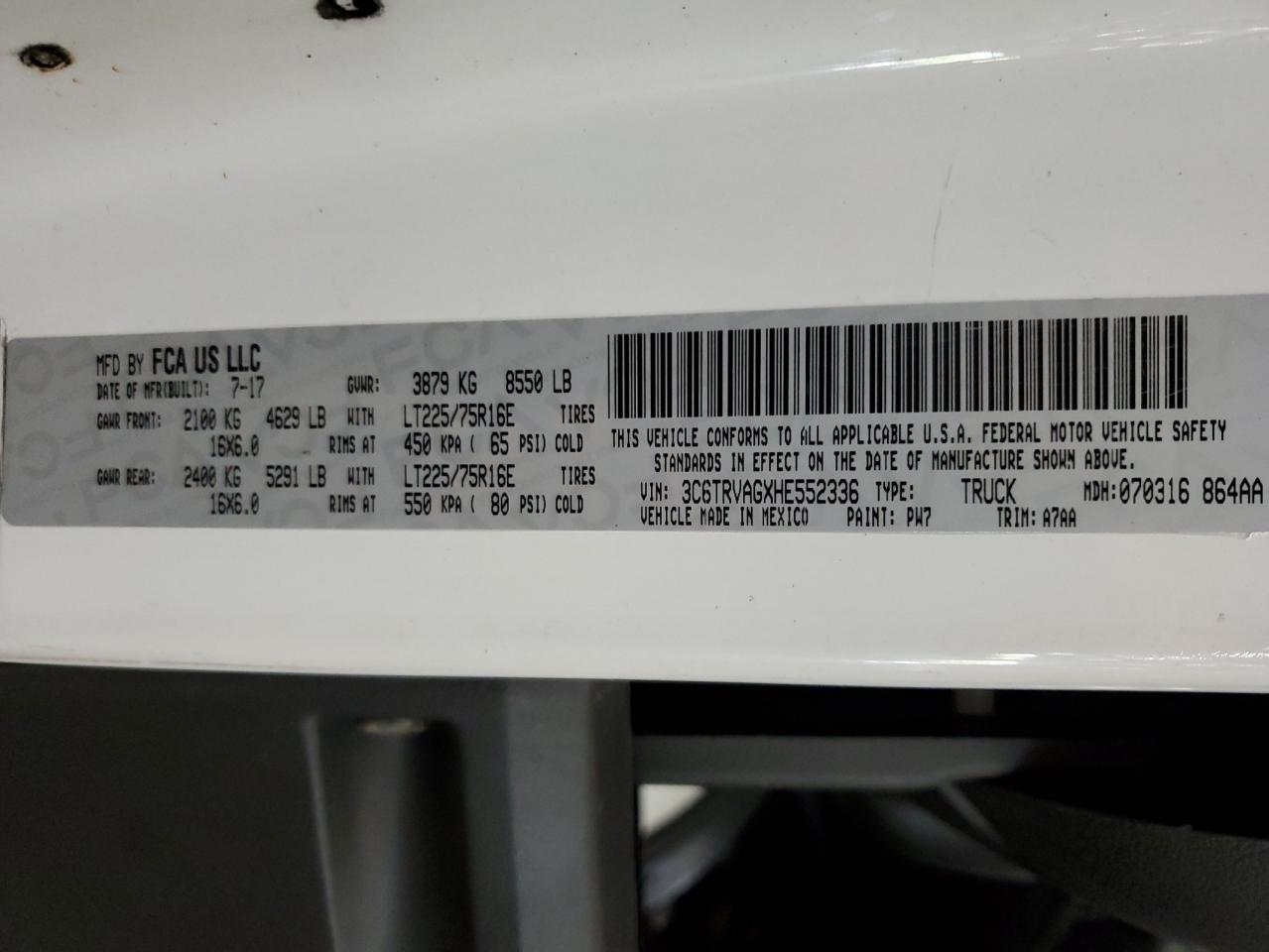 Ram Promaster 1500 Standard Image 13