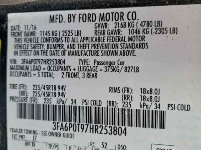 Ford Fusion Se Image 5