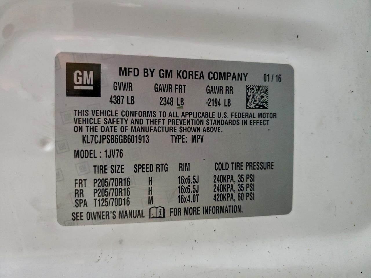 Chevrolet Trax 1lt Image 7