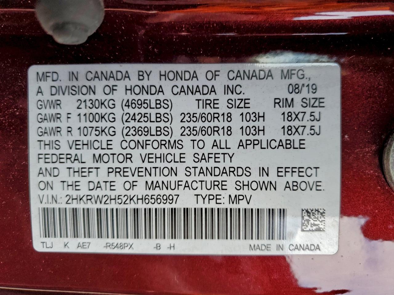 Honda Crv Ex Image 6