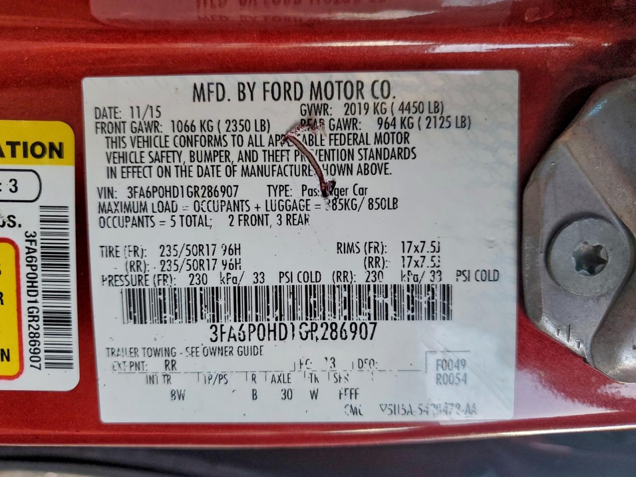 Ford Fusion Se Image 12