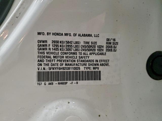 Honda Pilot Touring Image 7