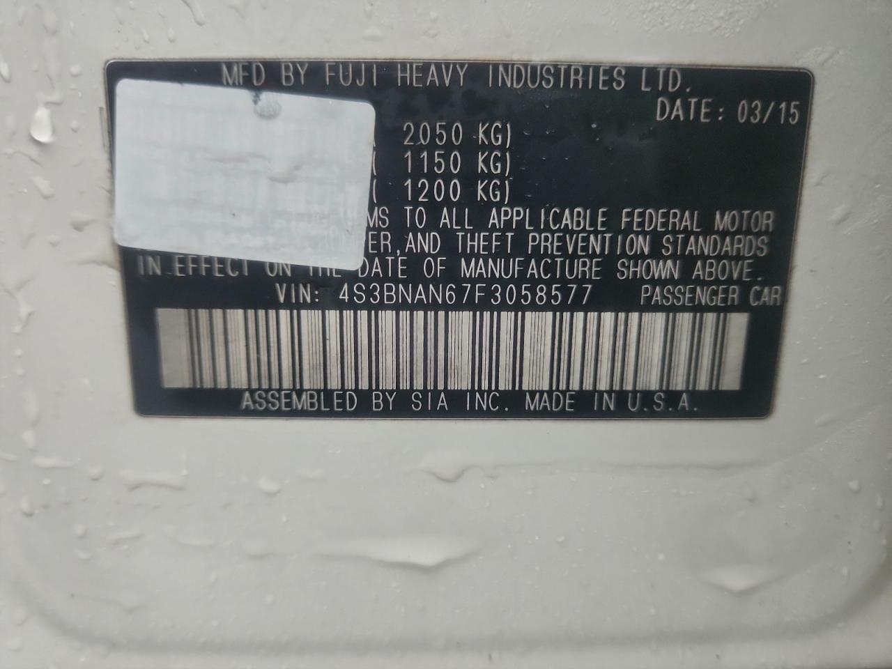 Subaru Legacy 2.5i Limited Image 9