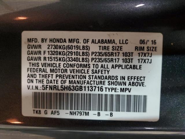 Honda Odyssey Exl Image 13