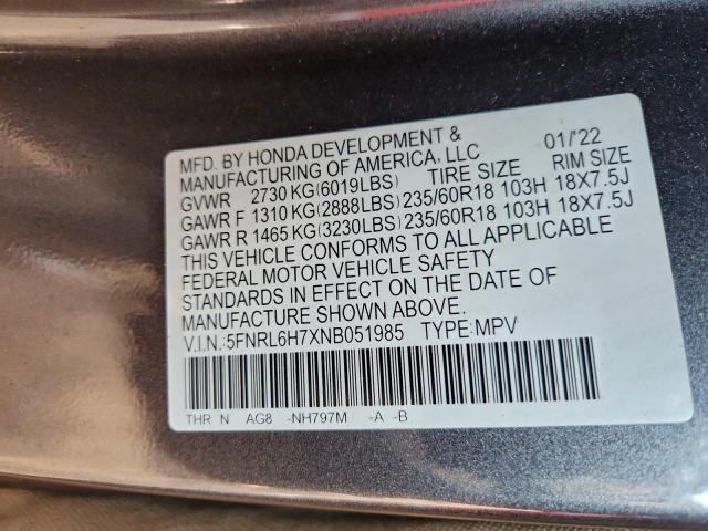 Honda Odyssey Exl Image 12