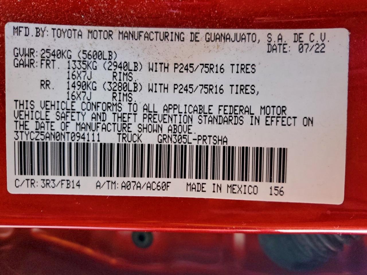 Toyota Tacoma Double Cab Image 7