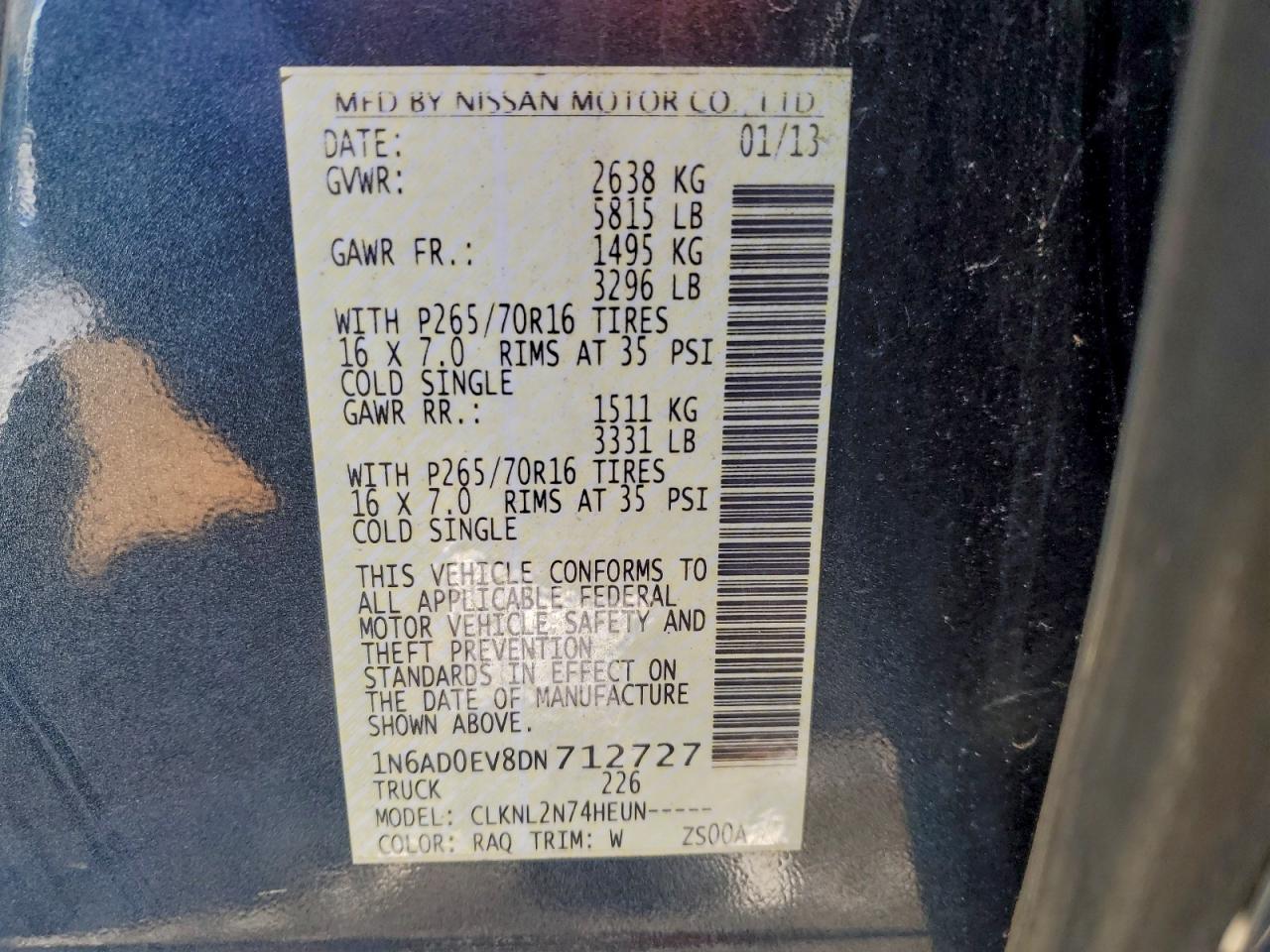 Nissan Frontier S Image 7