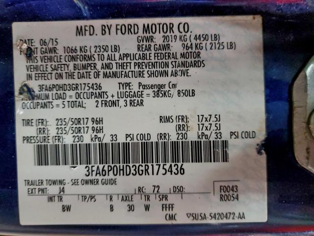 Ford Fusion Se Image 9