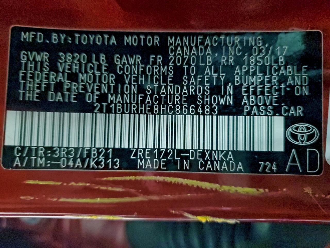 Toyota Corolla L Image 11