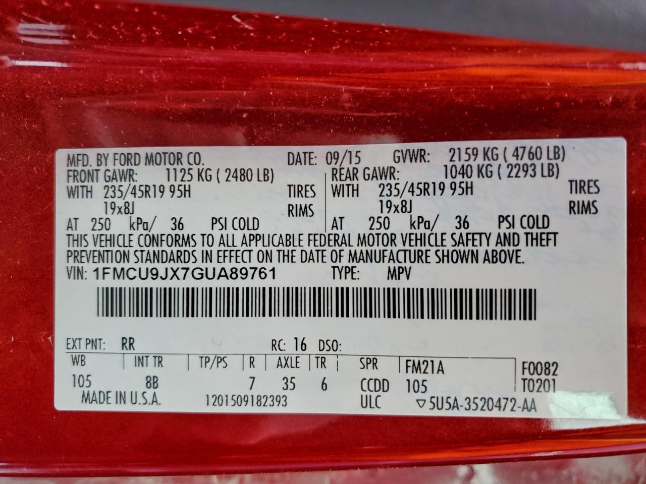 Ford Escape Titanium Image 2