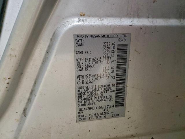 Nissan Pathfinder S Image 13