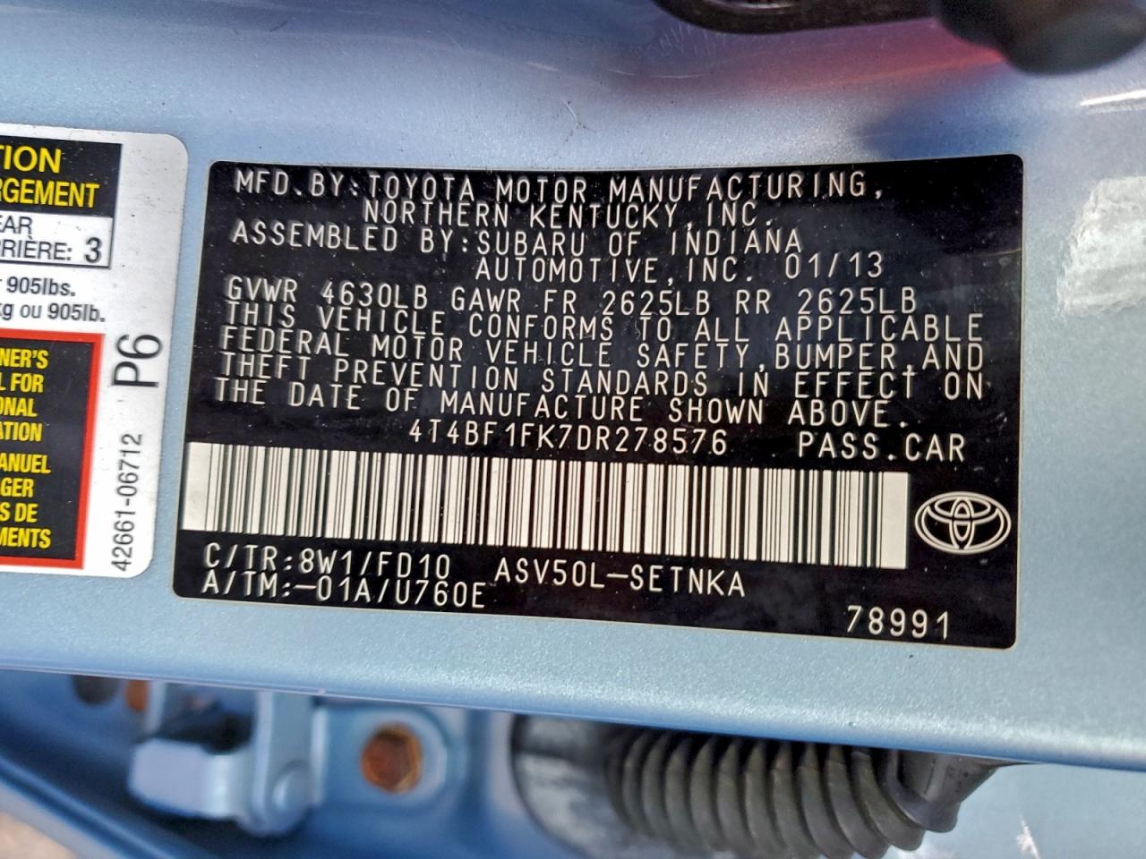 Toyota Camry L Image 13