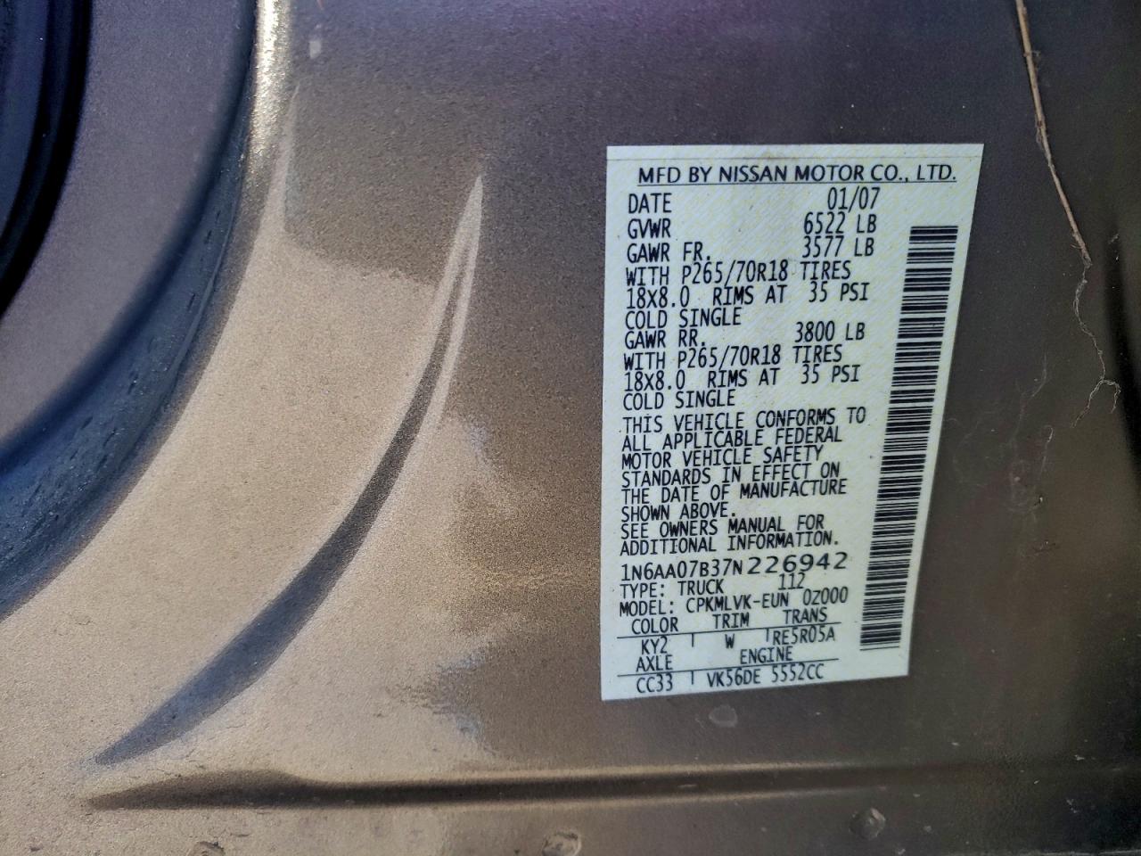 Nissan Titan Xe Image 7