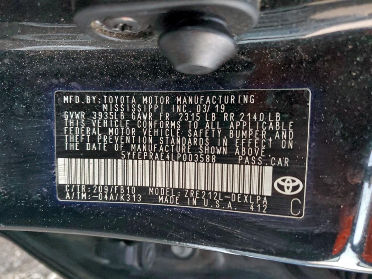 Toyota Corolla Le Image 12