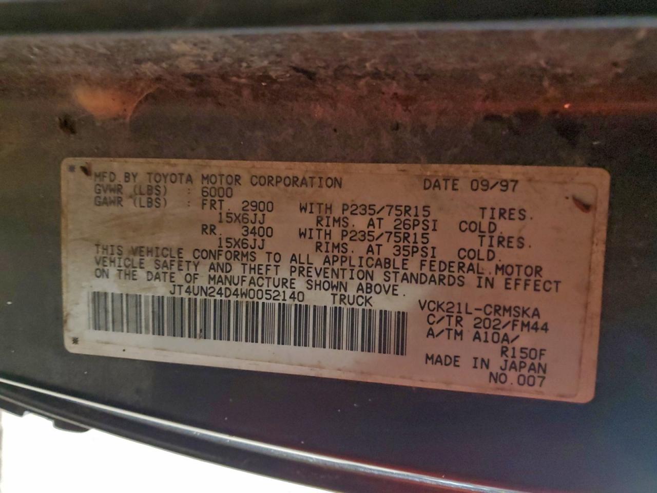 Toyota T100 Xtracab Sr5 Image 11