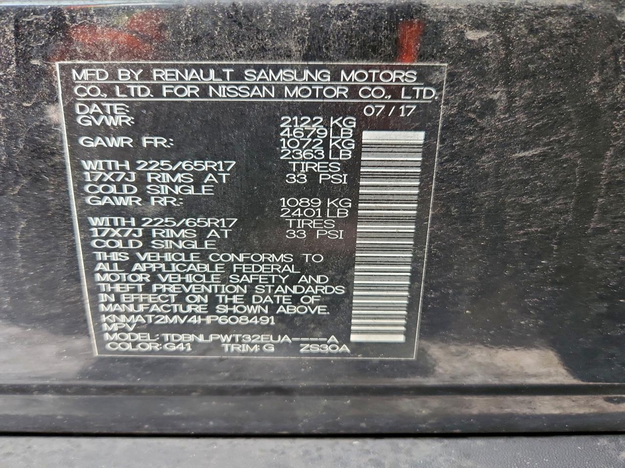 Nissan Rogue S Image 11