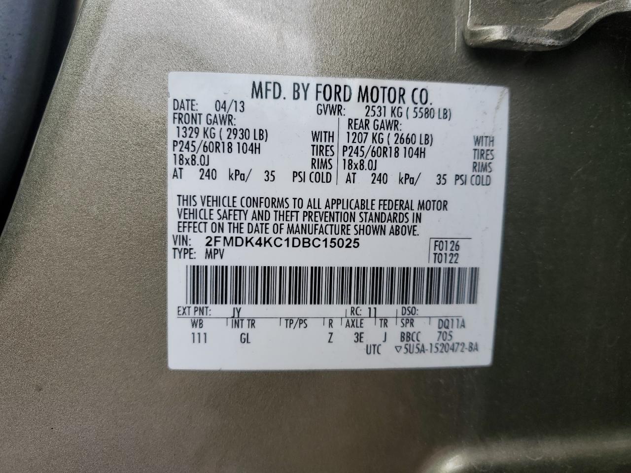 Ford Edge Limited Image 3