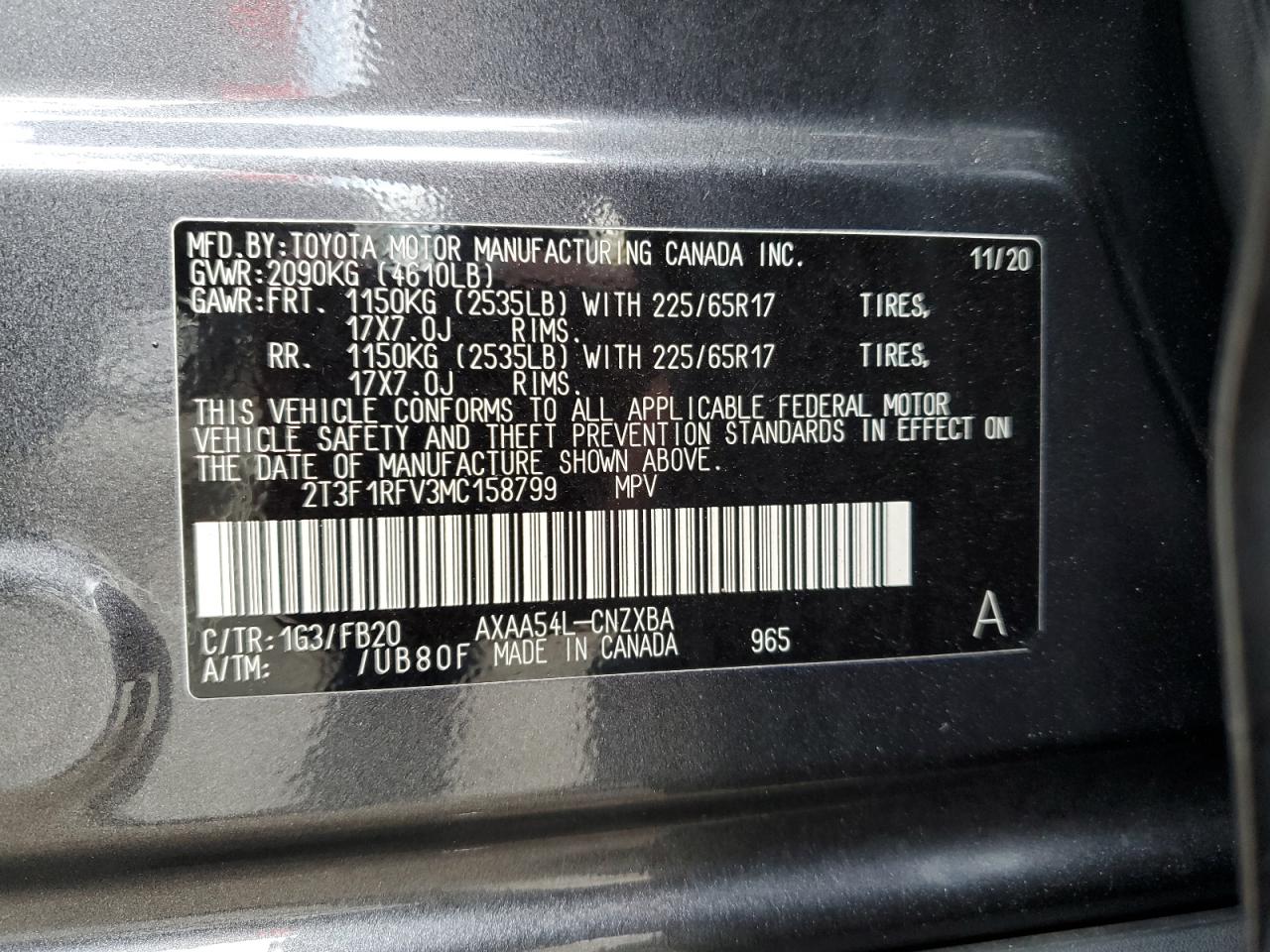 Toyota RAV4 Le Image 12