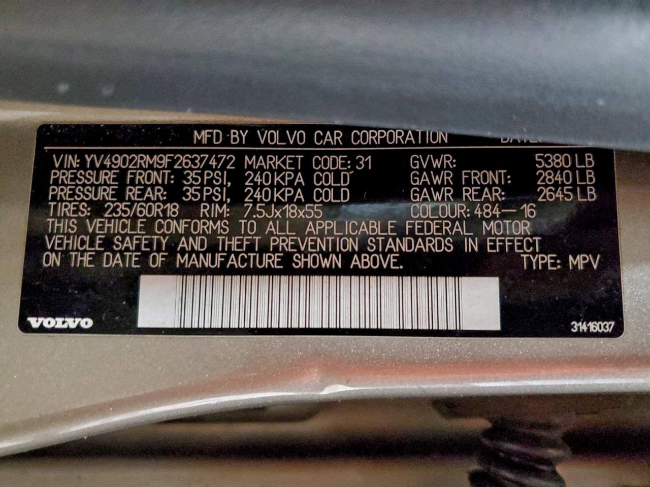 Volvo XC60 T6 Platinum Image 10