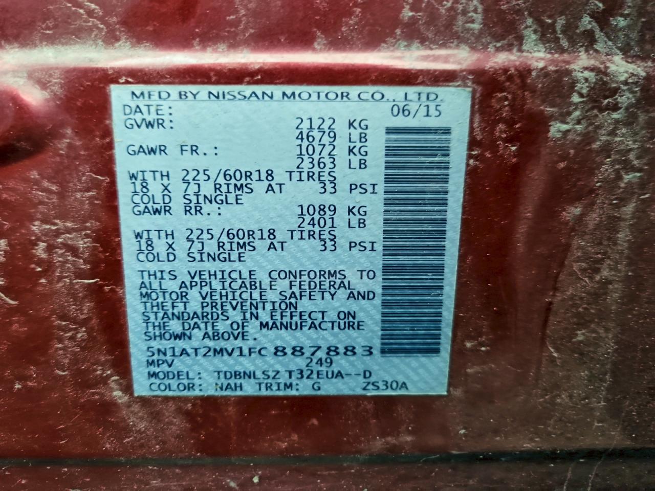 Nissan Rogue S Image 11