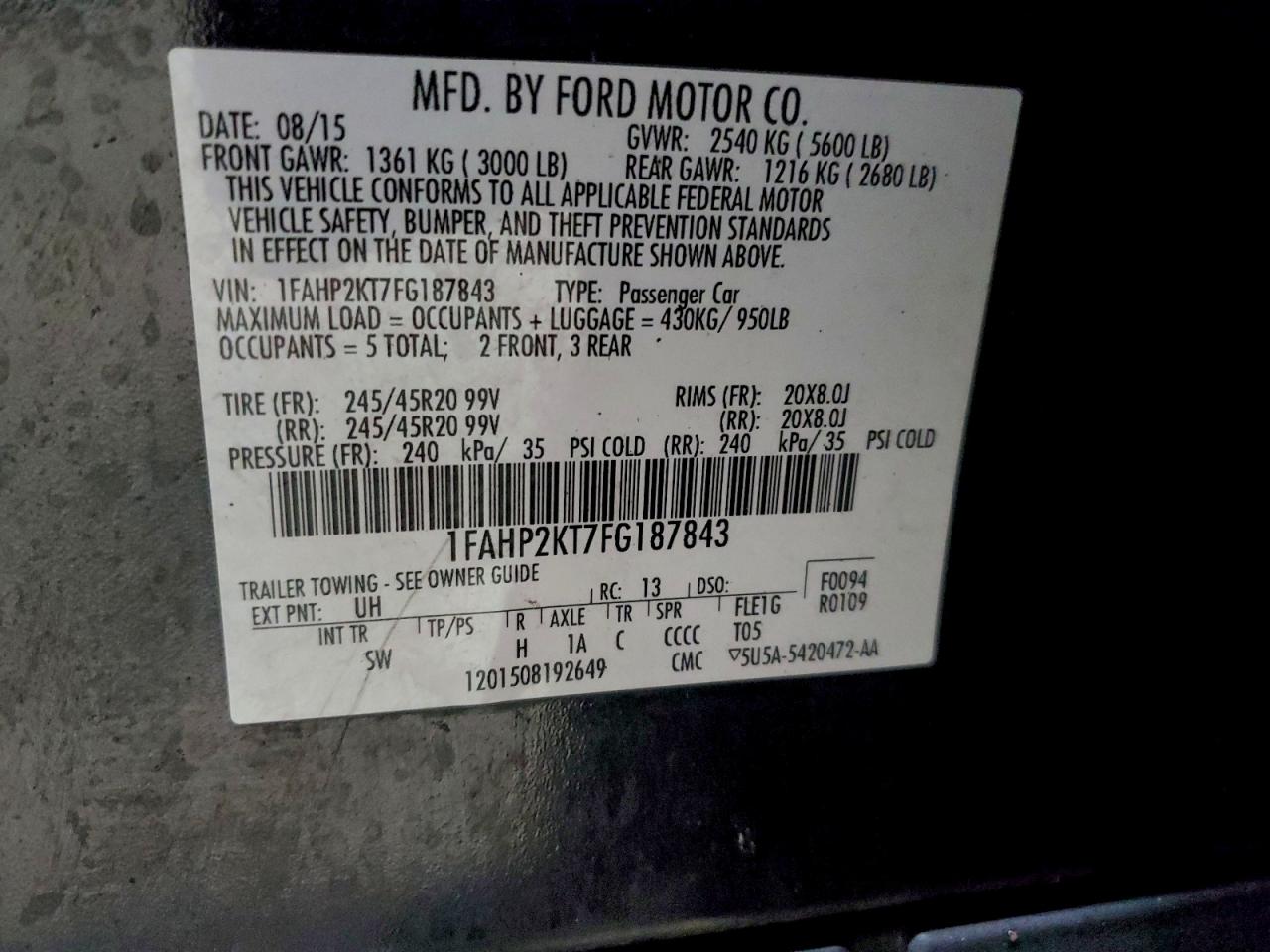 Ford Taurus Sho Image 11