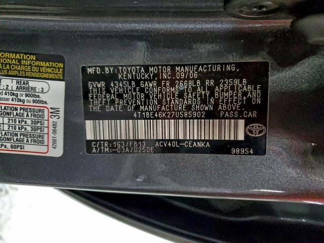 Toyota Camry Ce Image 5