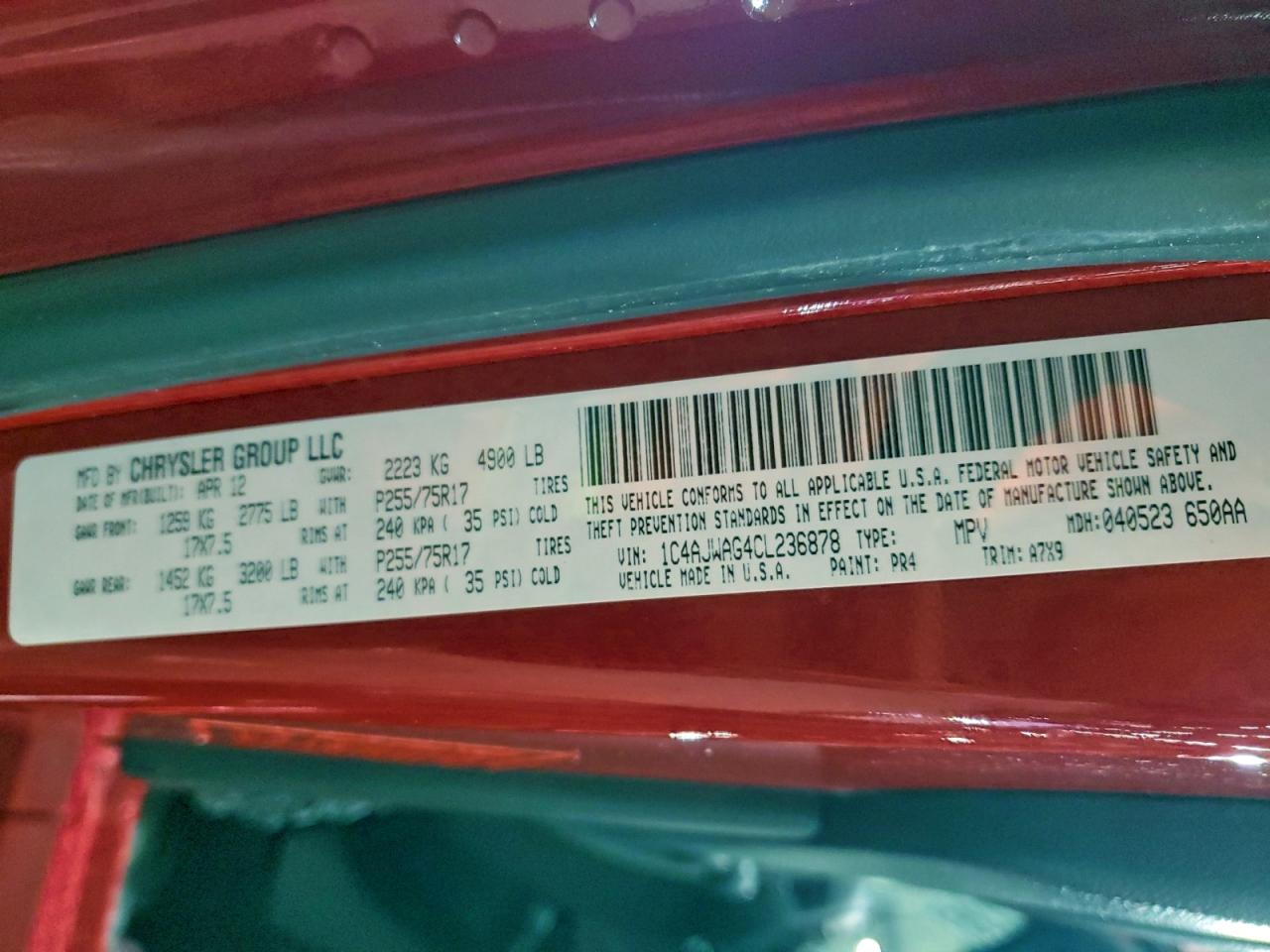 Jeep Wrangler Sport Image 11