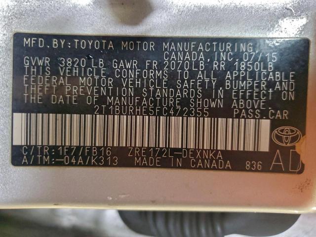 Toyota Corolla L Image 6