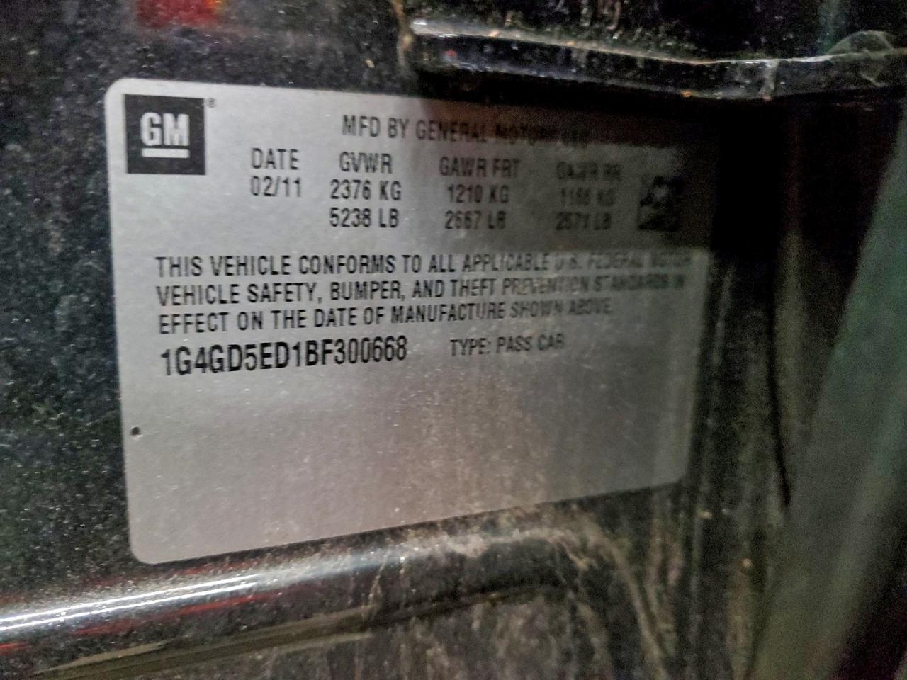 Buick LaCrosse Cxl Image 12