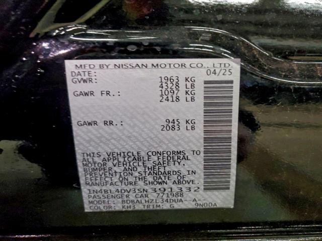 Nissan Altima Sv Image 12