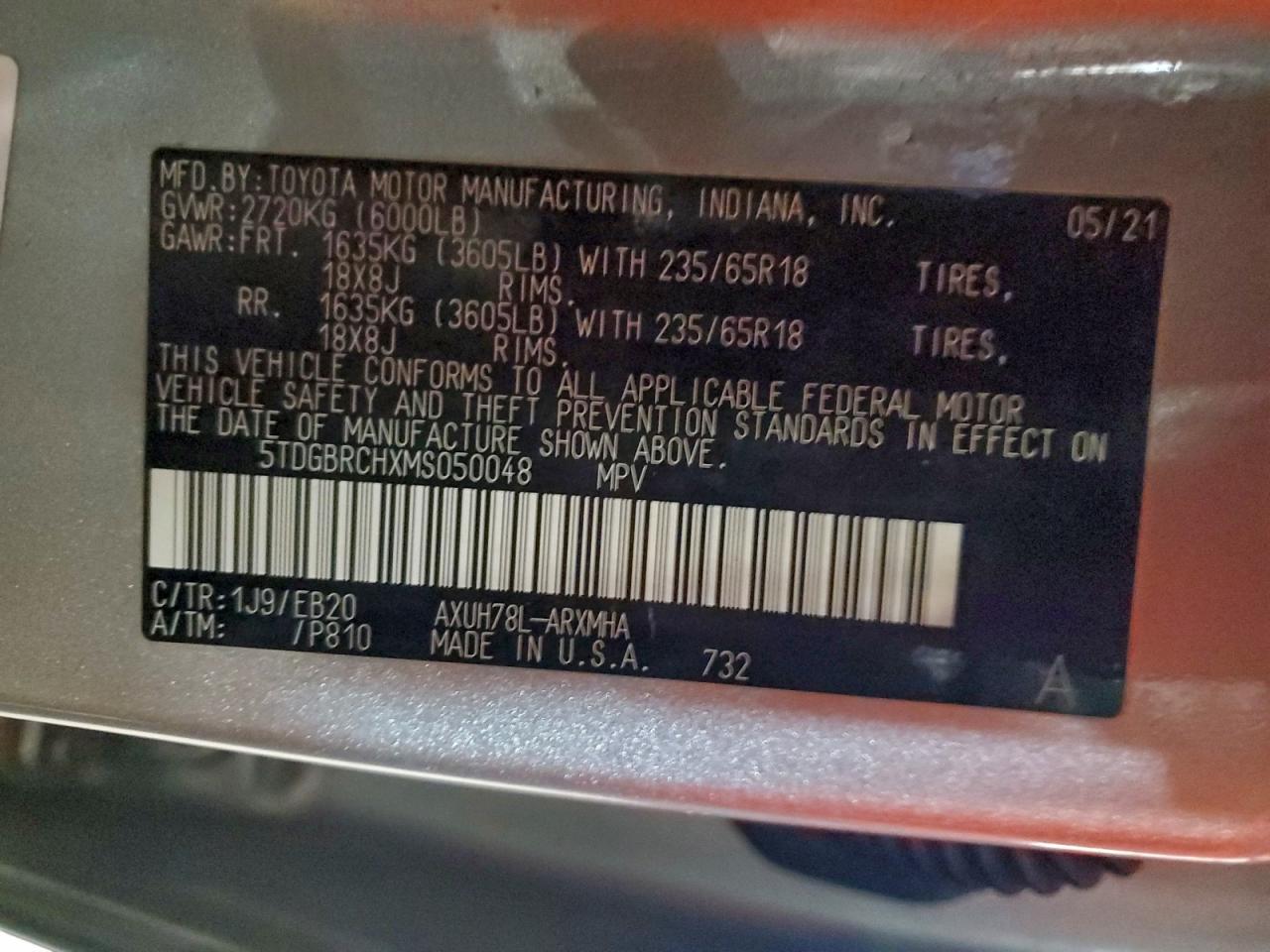 Toyota Highlander Hybrid Xle Image 9